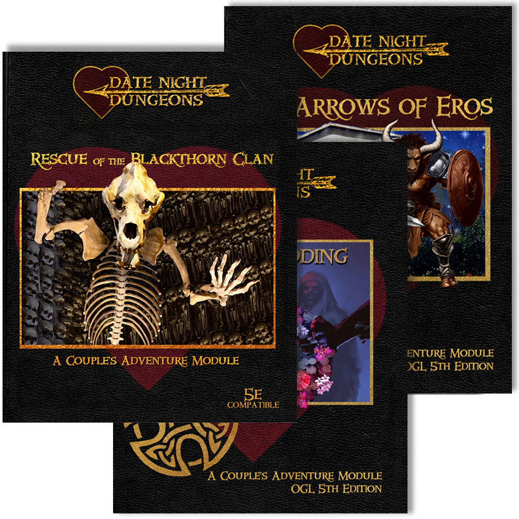 3 Date Night Dungeon 5th Edition Module Bundle