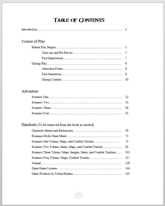 PDF Download of Date Night Dungeons: Rescue of the Blackthorn Clan: Special Edition