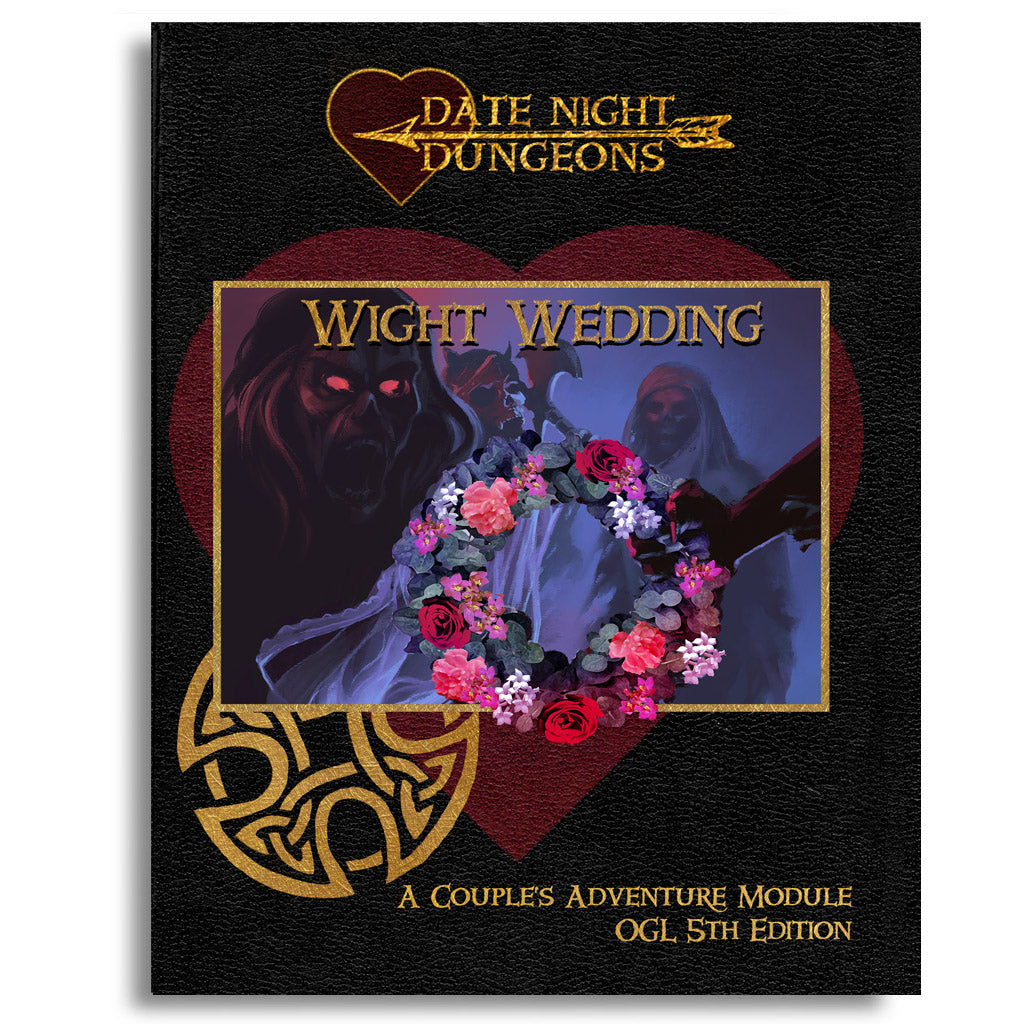 5th Edition Wight Wedding in black and white.